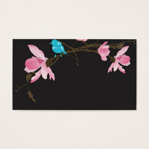 Customizable Magnolias Profile Card Business Cards