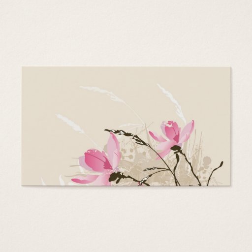 Customizable Magnolias Profile Card Business Cards