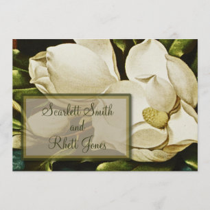 Magnolias Wedding Invitation