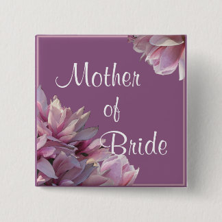 Magnolias Wedding Party Button