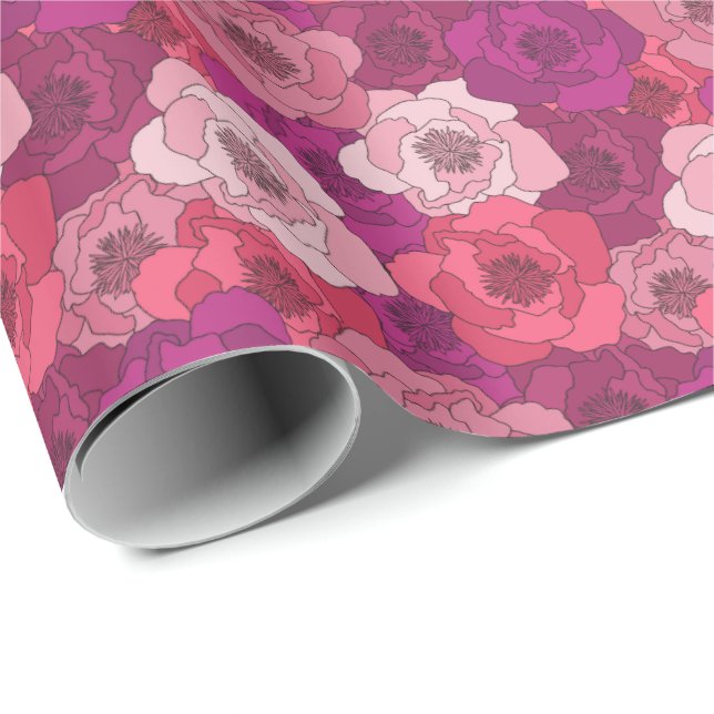 Magnolias Wrapping Paper (Roll Corner)