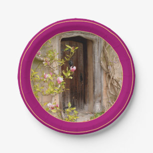 Magnolida Garden & Secret Door to Magical Land Pap Paper Plates