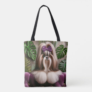Magnum Maximus Luxe Tropical Canvas Tote Bag