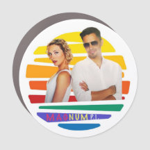 Magnum P I Sunset Car Magnet