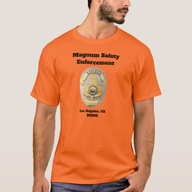 Magnum Safety Enforcement  T-Shirt (Front)