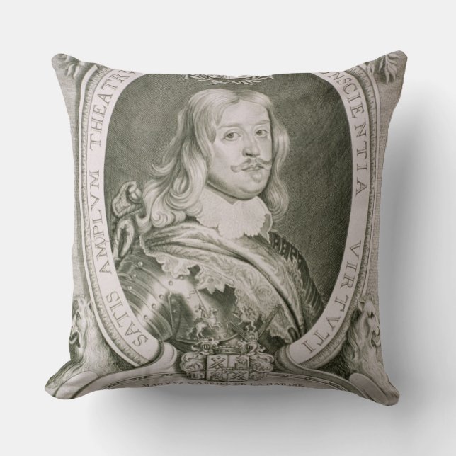 Magnus Gabriel (1622-86) Count de la Gardie, from Throw Pillow (Front)
