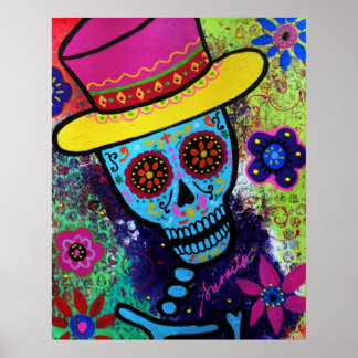 MAGO DAY OF THE DEAD POSTER BY PRISARTS