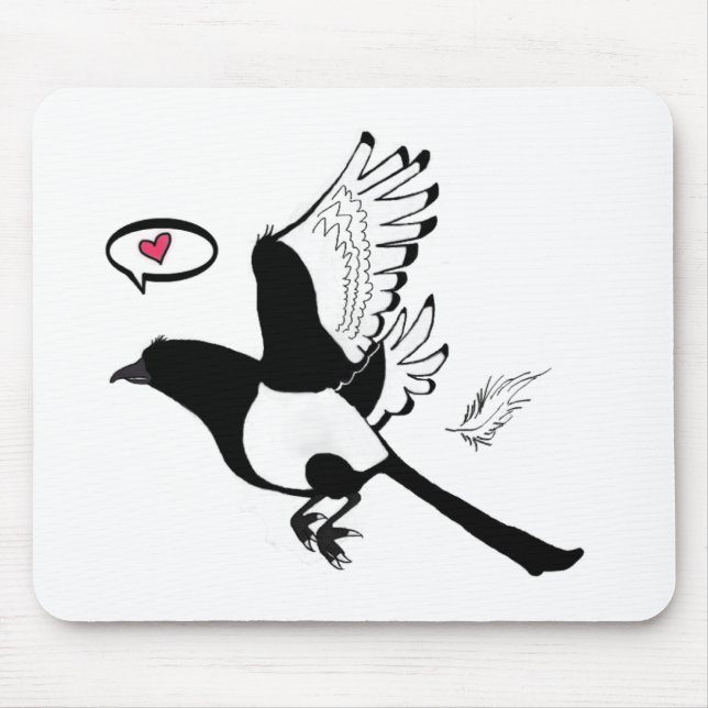 Magpie!  <3 mouse pad (Front)