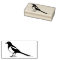 magpie bird art stamp