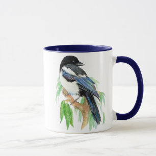 Magpie, Bird, Garden, Nature, Wildlife Mug
