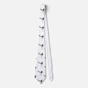 Magpie Bird Neck Tie