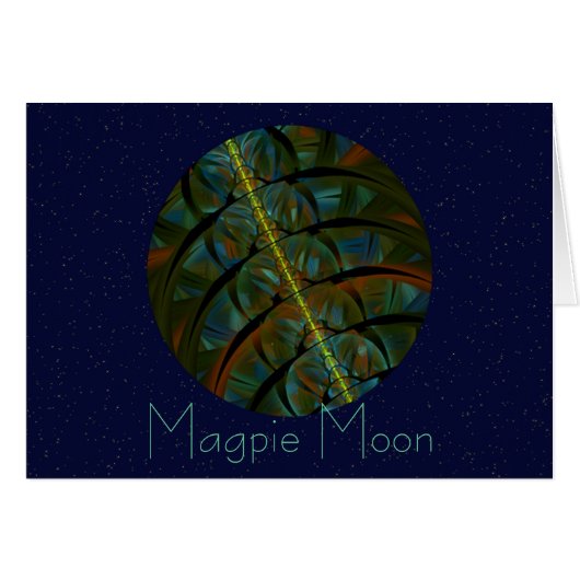 Magpie Crow Moon Cards (Front Horizontal)
