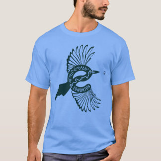 Magpie Edmonton City Bird T-Shirt