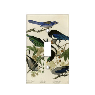 Magpie Jays & Nutcracker Audubon Birds of America  Light Switch Cover