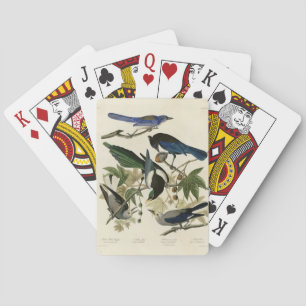 Magpie Jays & Nutcracker Audubon Birds of America Poker Cards