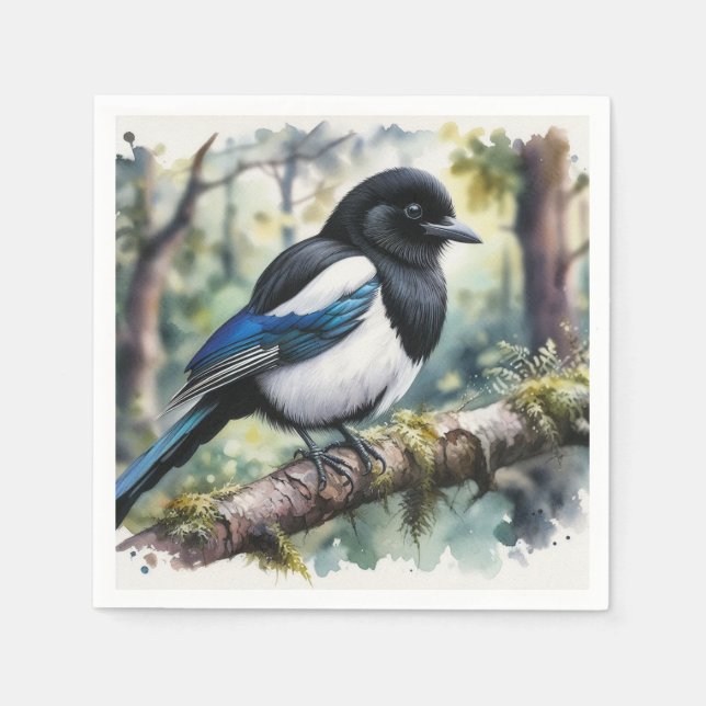 Magpie Napkins (Front)