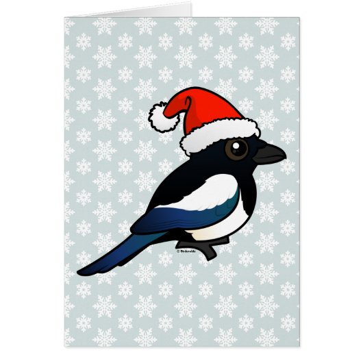 Magpie Santa Cards (Front)