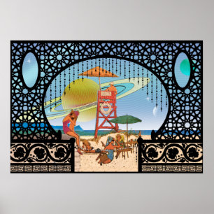 Magrathea Rising from Utopia Cytheria Bungalows Poster