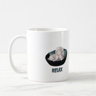 mags funny cat relax  coffee mug