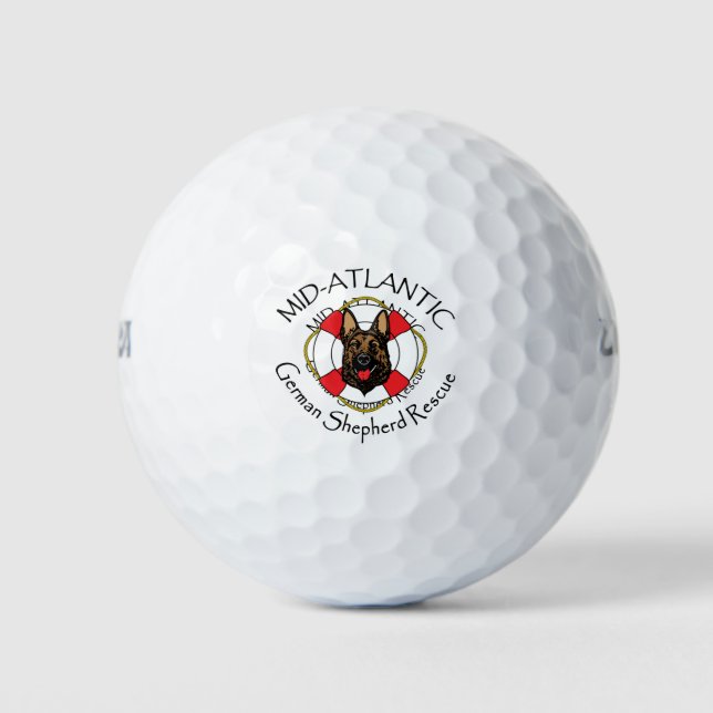 MAGSR Logo golf balls (Front)