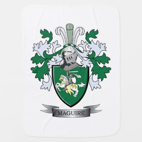 Maguire Coat of Arms Baby Blanket