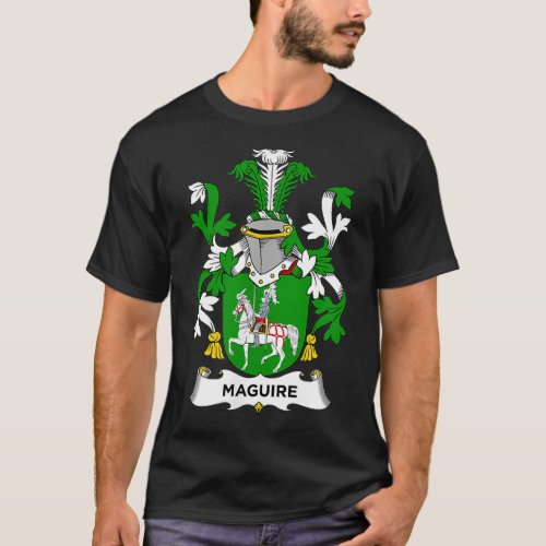 Maguire Coat of Arms  Family Crest  T_Shirt