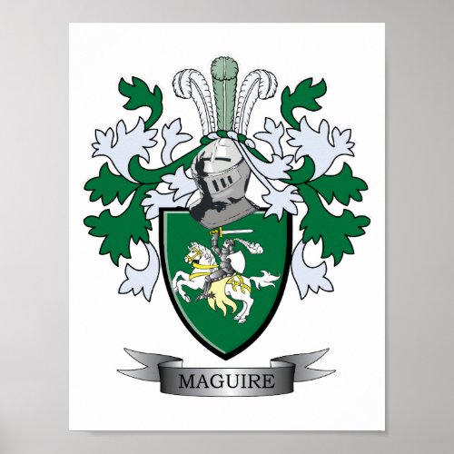 Maguire Coat of Arms Poster