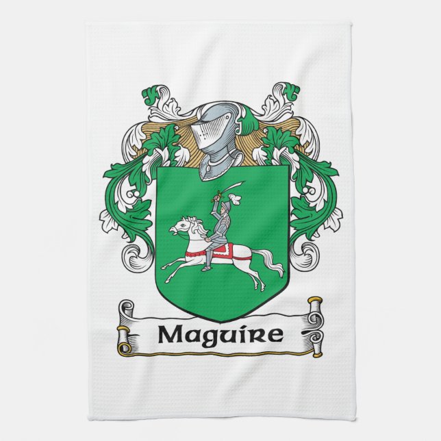 Maguire Family Crest Towel (Vertical)