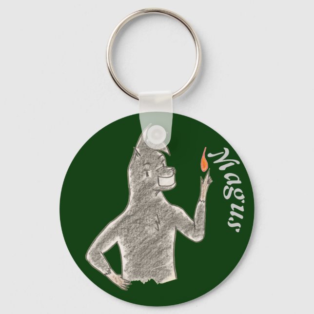 Magus (with name) keychain (Front)