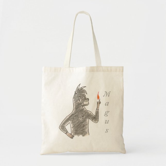 Magus (with name) tote bag (Front)