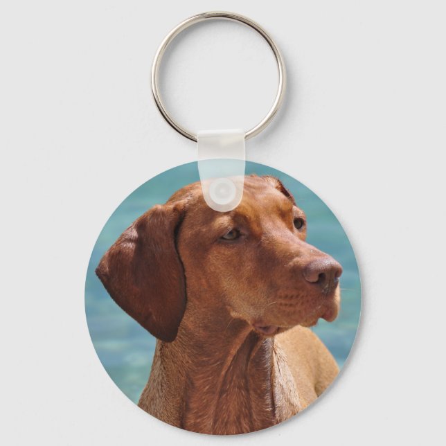 Magyar Vizsla Dog Keychain (Front)