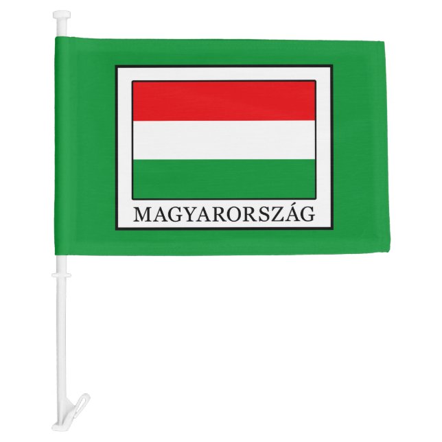 Magyarorszag Car Flag (Front)