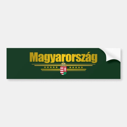 Magyarorszag Hungary Bumper Sticker