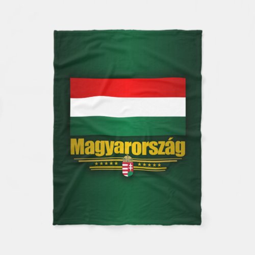 Magyarorszag Hungary Fleece Blanket