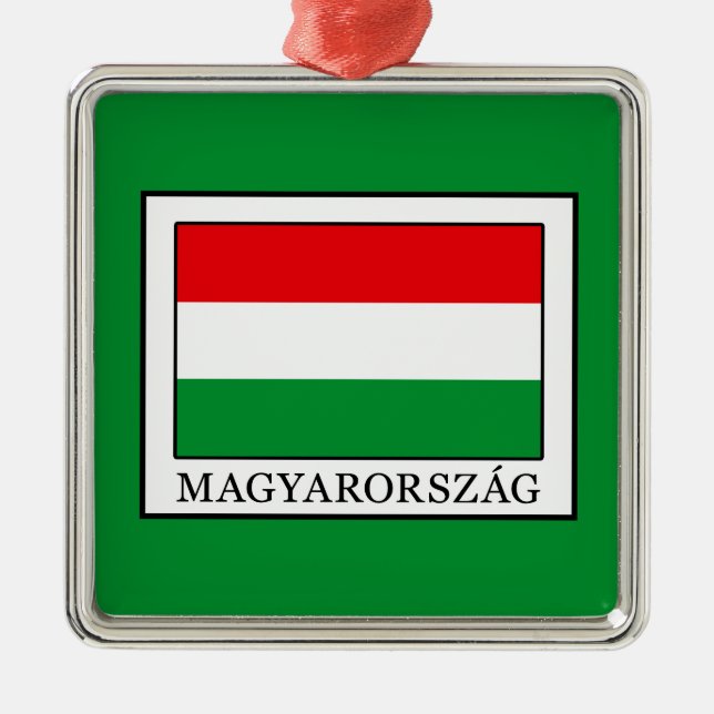 Magyarorszag Metal Ornament (Front)