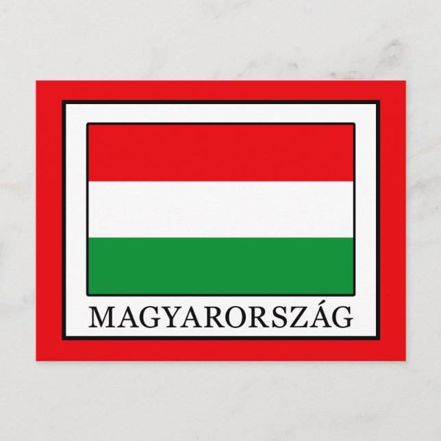 Magyarország Postcard (Front)