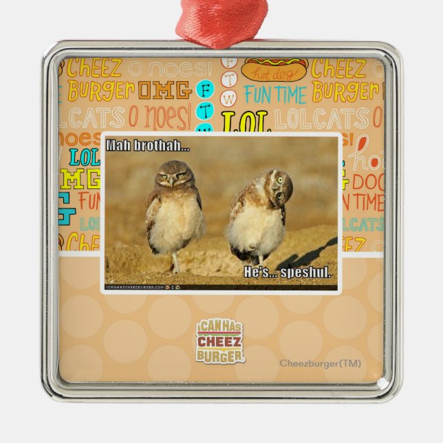 Mah brothah metal ornament (Front)