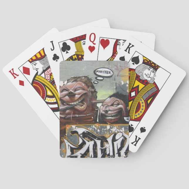 Mah coza, Graffiti,Spain Classic Playing Cards (Back)