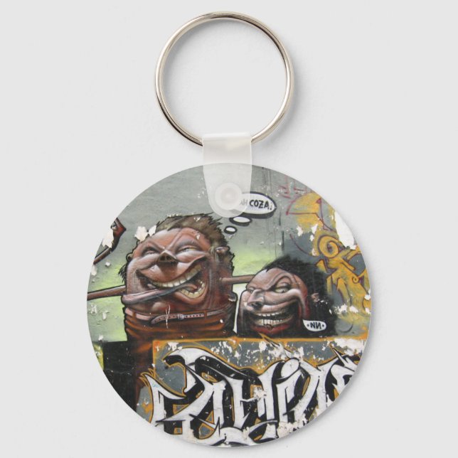Mah coza, Graffiti,Spain Keychain (Front)