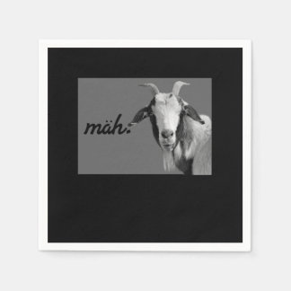 Mah Funny Goat Farm Animal Gift Napkins