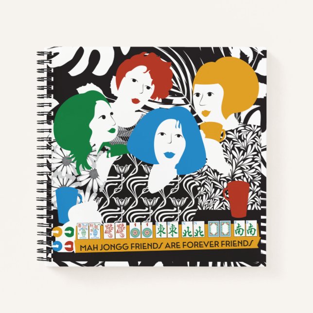 Mah Jong Friends Notebook (Front)