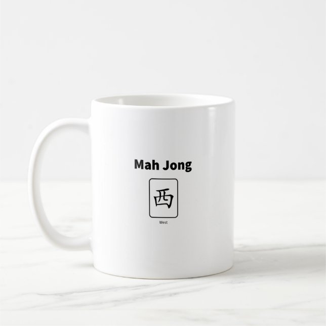 Mah Jong Mug (Left)