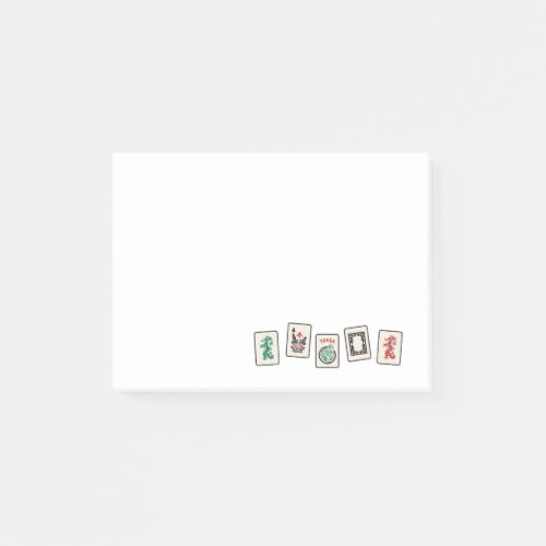 Mah Jong Post_It 3 x 4 Inch Post_it Notes