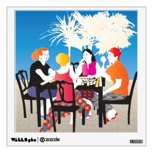 Mah Jongg Alfresco2 Wall Decal