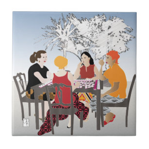 Mah Jongg Alfresco Tile