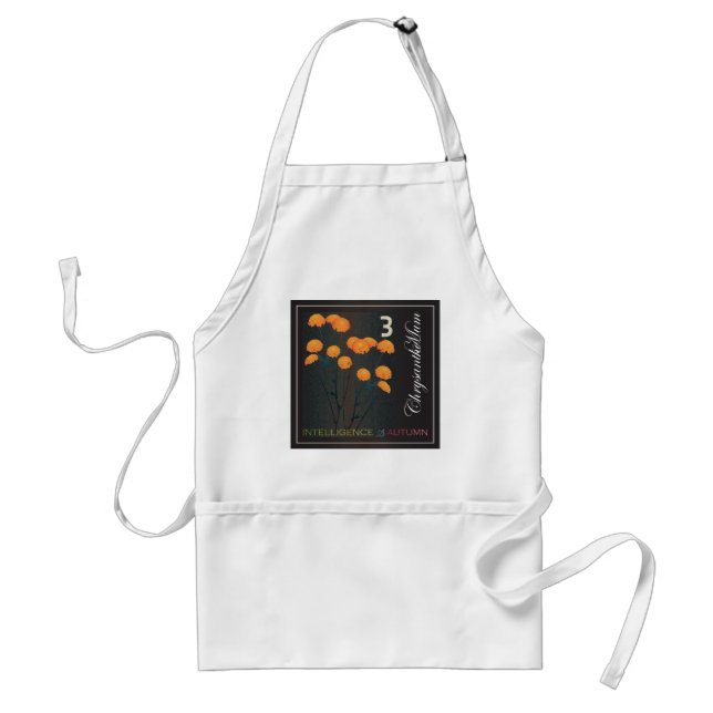Mah Jongg Autumn Adult Apron (Front)