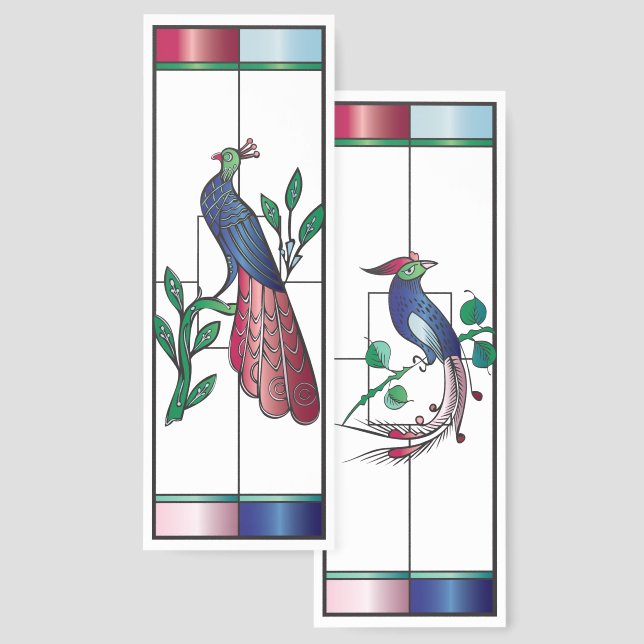Mah Jongg Birds Bookmark (Front & Back)