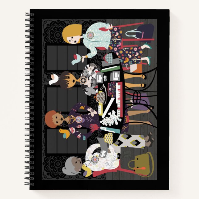 Mah Jongg Birds Notebook (Front)