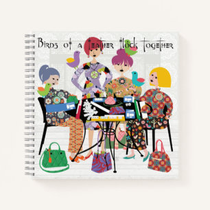 Mah Jongg Birds Notebook