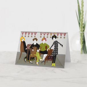 Mah Jongg Birthday Banner Card